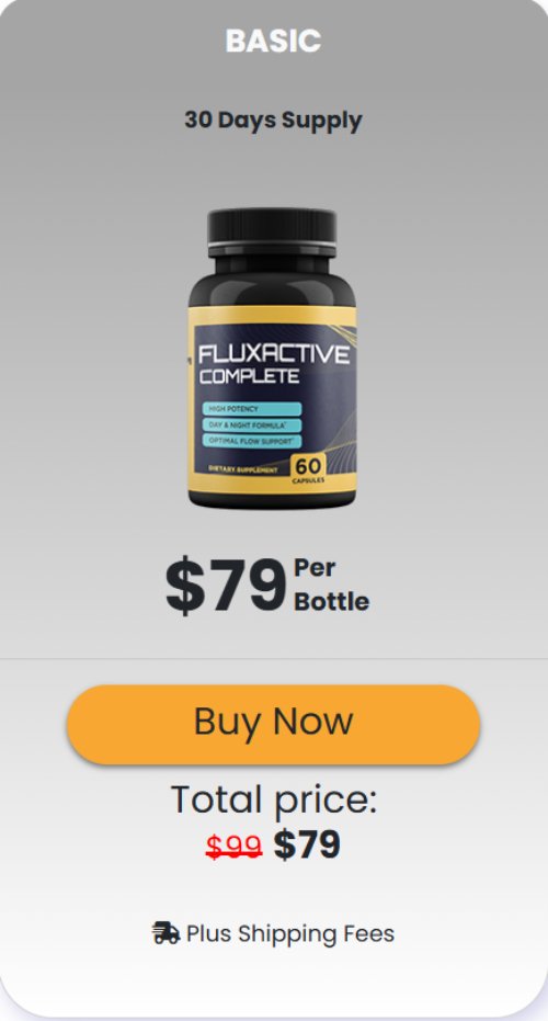 Fluxactive Buy 1 Bottle