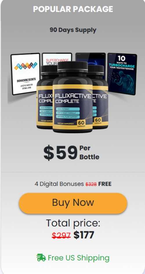 Fluxactive Buy 3 Bottles